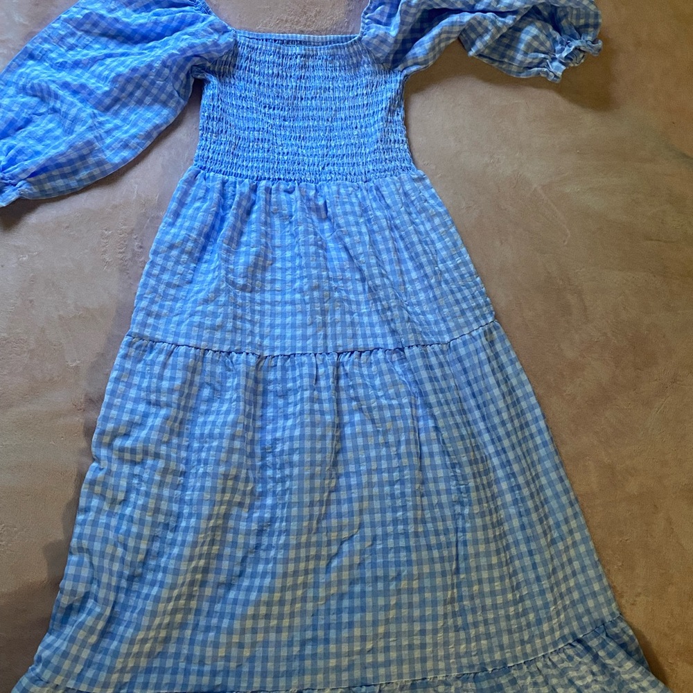 Boho Puff Sleeve Dress - Picture 2 of 5